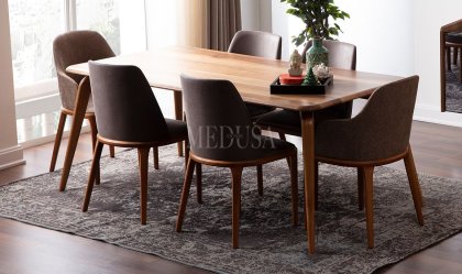 Medusa Home Mobilya - Pera Modern Yemek Masası - Sabit Yemek Masaları