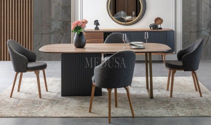 Medusa Home Mobilya - Rana Yemek Masası - Sabit Yemek Masaları